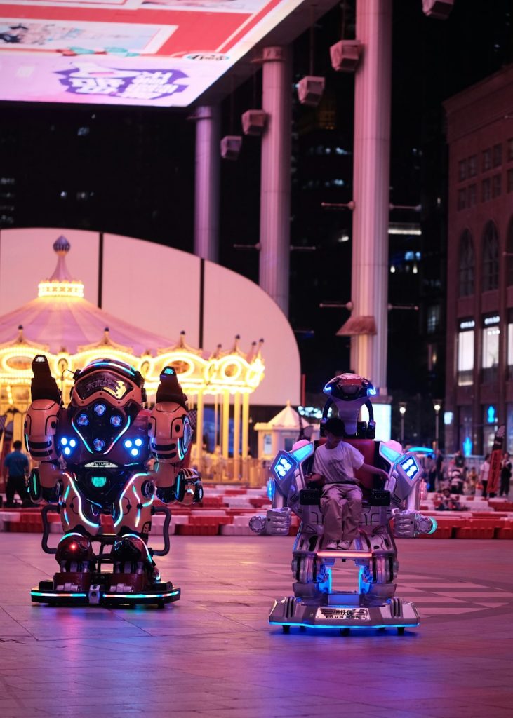 Crafting Captivating Headlines: Your awesome post title goes here two-illuminated-robots-stand-in-a-nighttime-amusement-park-akj4aupcuju